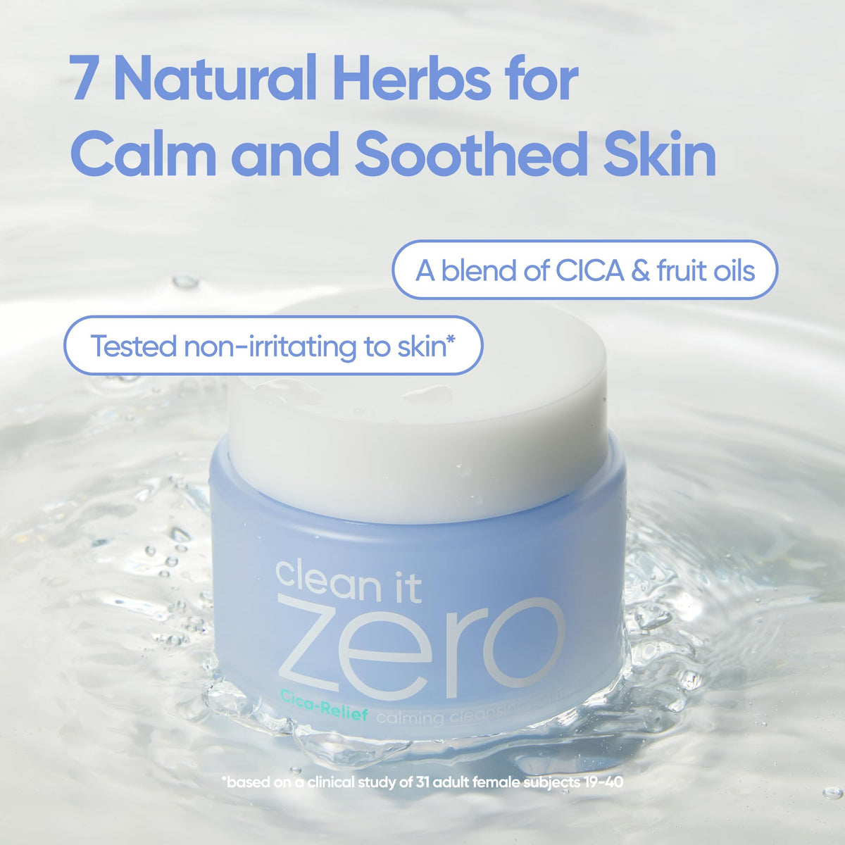 Close-up of BANILA CO Clean it Zero Cleansing Balm texture