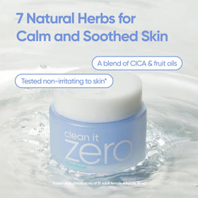 Close-up of BANILA CO Clean it Zero Cleansing Balm texture