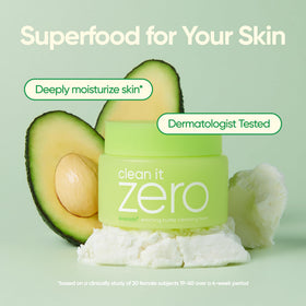 Close-up of BANILA CO Clean It Zero Cleansing Balm texture