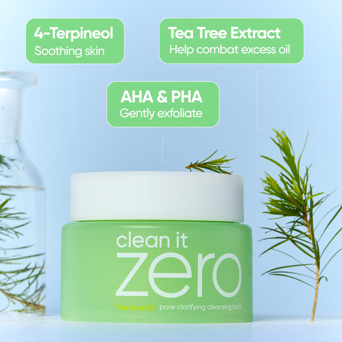 Close-up of BANILA CO Clean it Zero Pore Clarifying Cleansing Balm texture