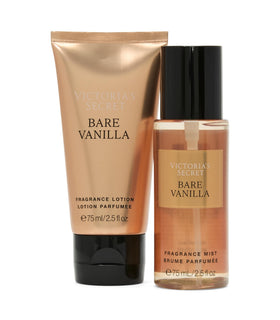 Close-up of Bare Vanilla Fragrance Mist bottle from Victoria's Secret