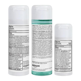 Close-up of Basics 3-Step Acne Remedy System Cleanser label
