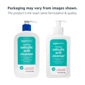 Close-up of Basics Exfoliating Face Wash Cleanser label