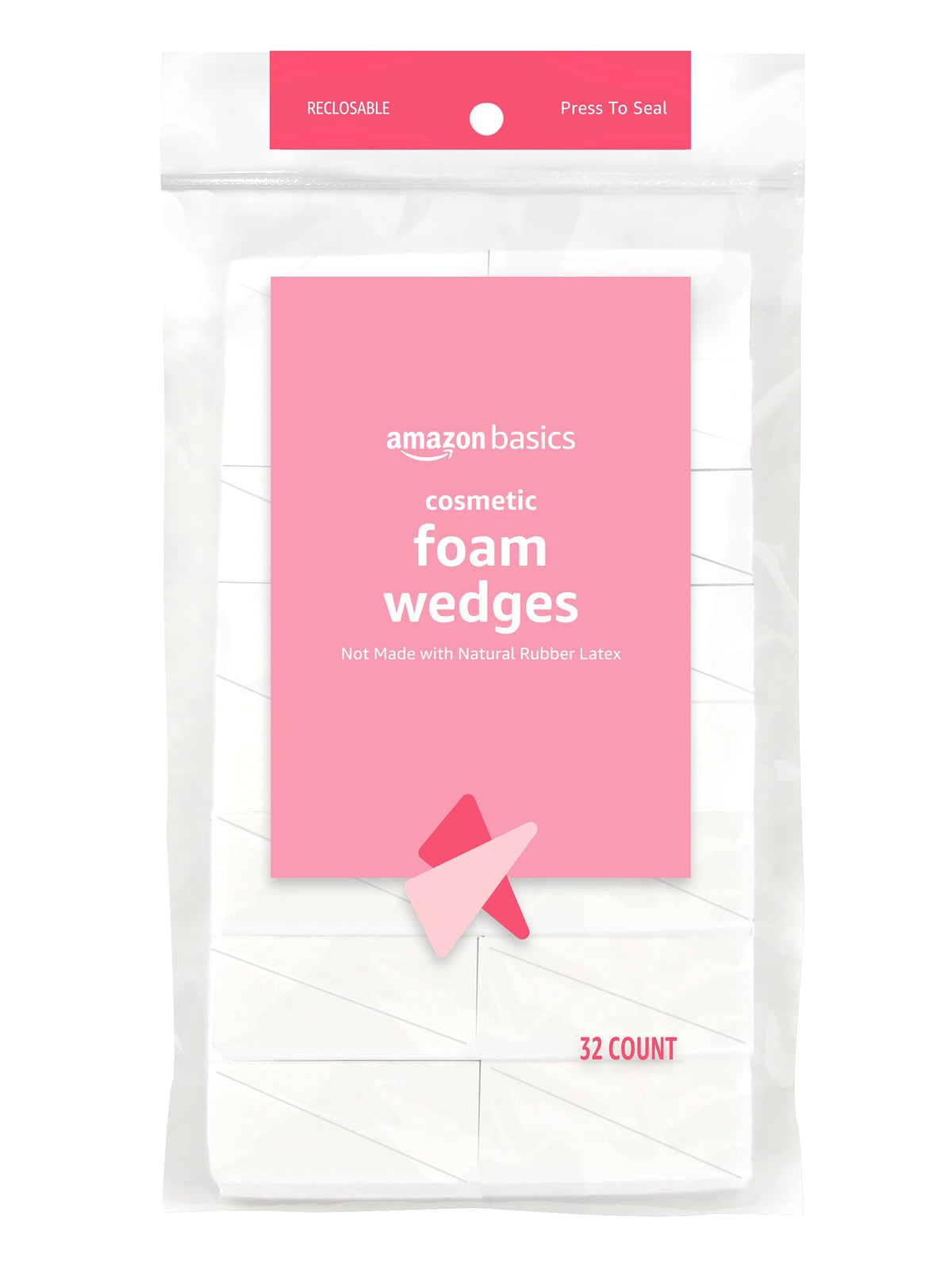 Close-up of Basics Foam Wedges showing texture