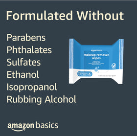 Close-up of Basics Makeup Remover Wipes texture