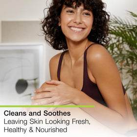 Close-up of Basis Sensitive Skin Bar Soap with ingredients