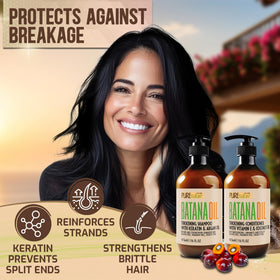 Close-up of Batana Oil Shampoo texture