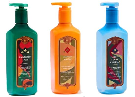 Close-up of Bath & Body Works Gentle Foaming Hand Soap bottle with Aloe and Shea Extract
