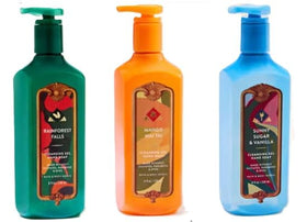 Close-up of Bath & Body Works Gentle Foaming Hand Soap bottle with Aloe and Shea Extract