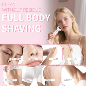 Close-up of Beanify Electric Razor body with LED display