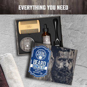 Close-up of Beard Growth Serum ingredients