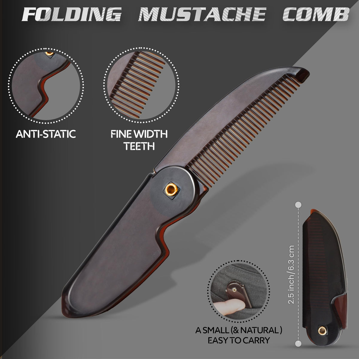 Close-up of Beauty & Crafts Beard Mustache Scissors blades