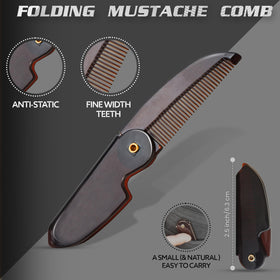 Close-up of Beauty & Crafts Beard Mustache Scissors blades