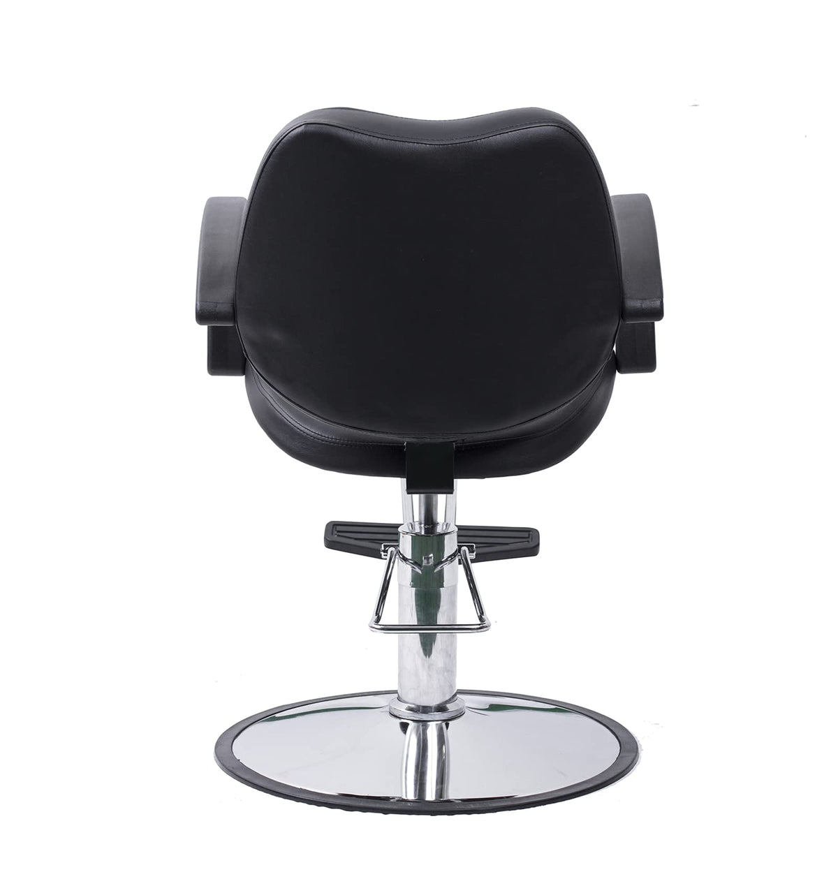 Close-up of Beauty Style Barber Chair's PU material finish