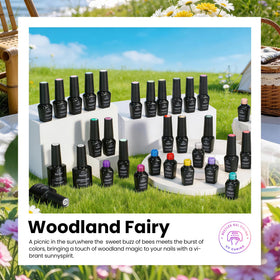 Close-up of Beetles gel nail polish bottles in various colours