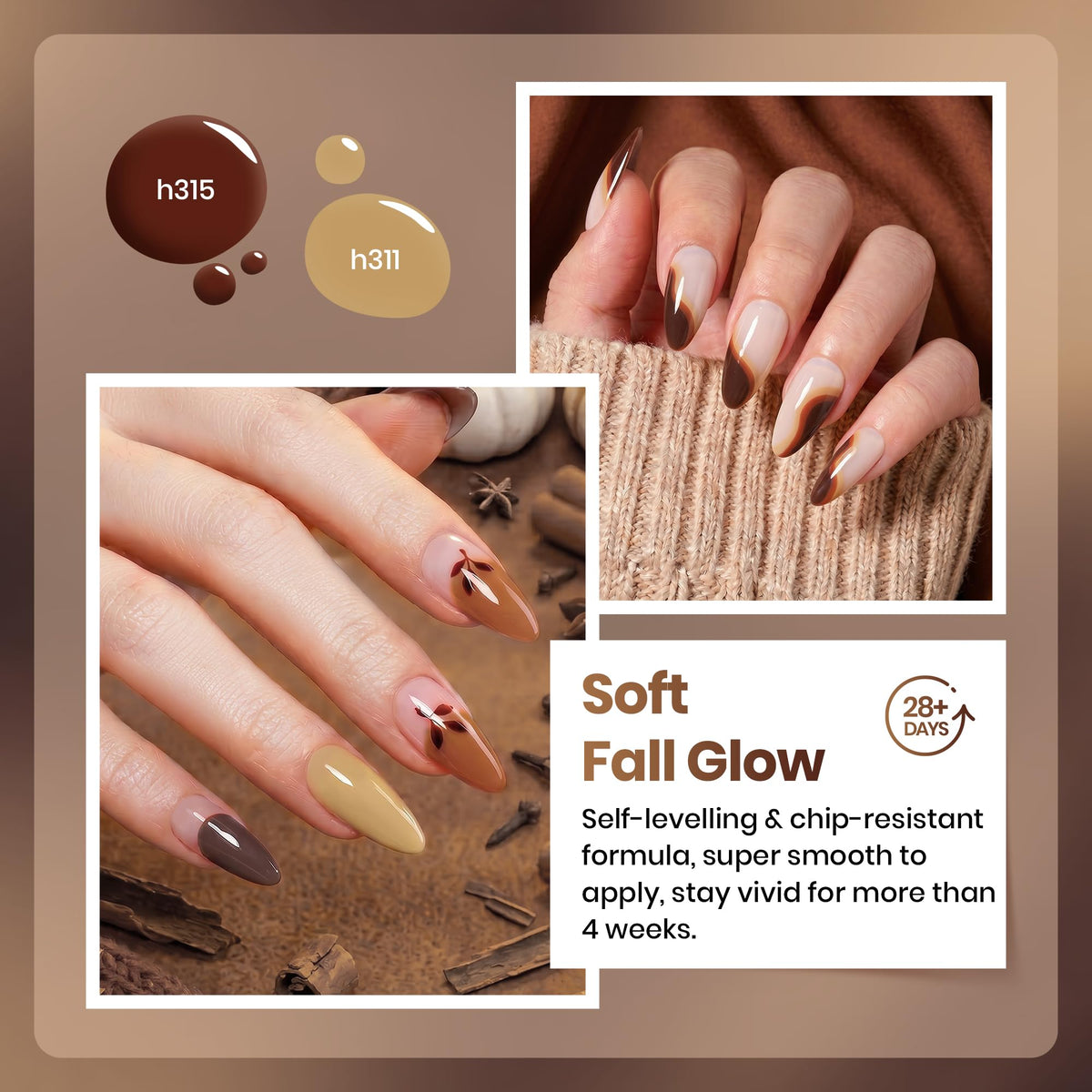close-up of beetles Gel Polish application on nails