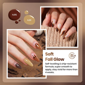 close-up of beetles Gel Polish application on nails