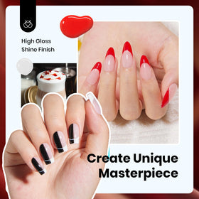 close-up of beetles Gel Polish bottle with soft classic shade