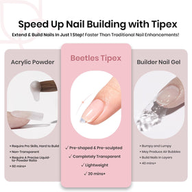 close-up of beetles Gel Polish Tipex nail tips