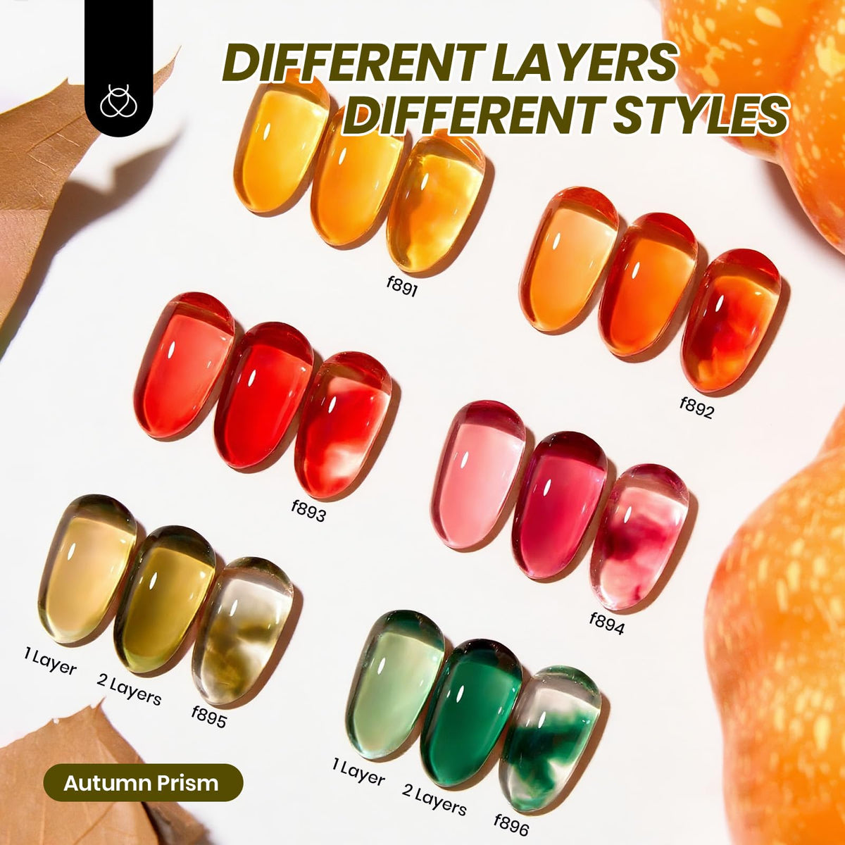 Close-up of Beetles Jelly Gel Nail Polish bottles