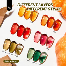 Close-up of Beetles Jelly Gel Nail Polish bottles