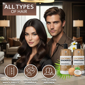 Close-up of BELLISSO Coconut Conditioner texture
