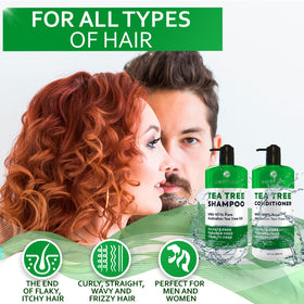 Close-up of BELLISSO Tea Tree Conditioner texture
