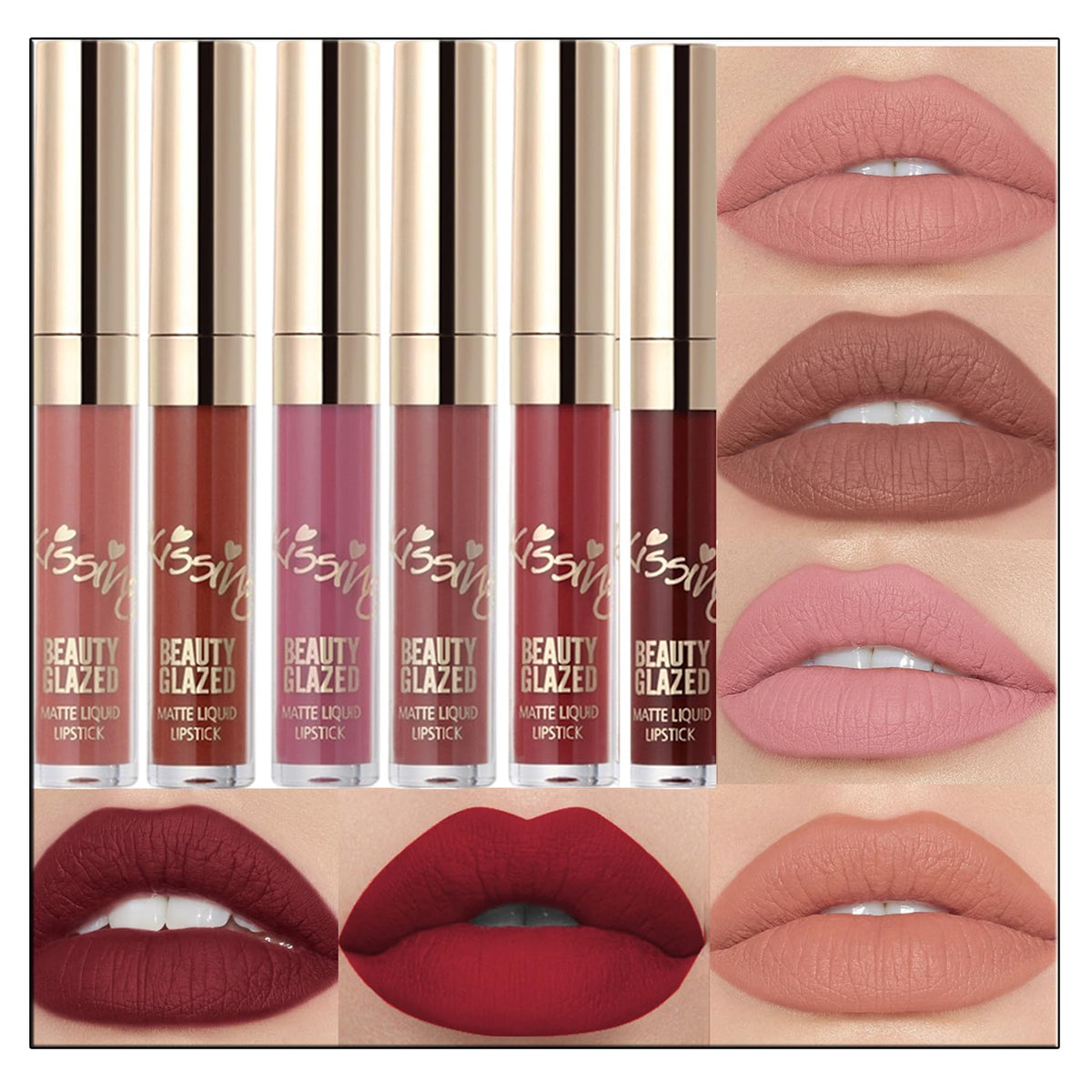 Close-up of BestLand liquid lipstick precision applicator