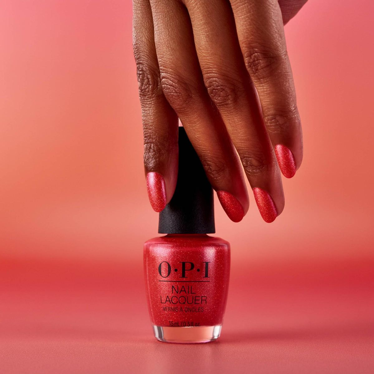 Close-up of Big Apple Energy mini nail lacquer