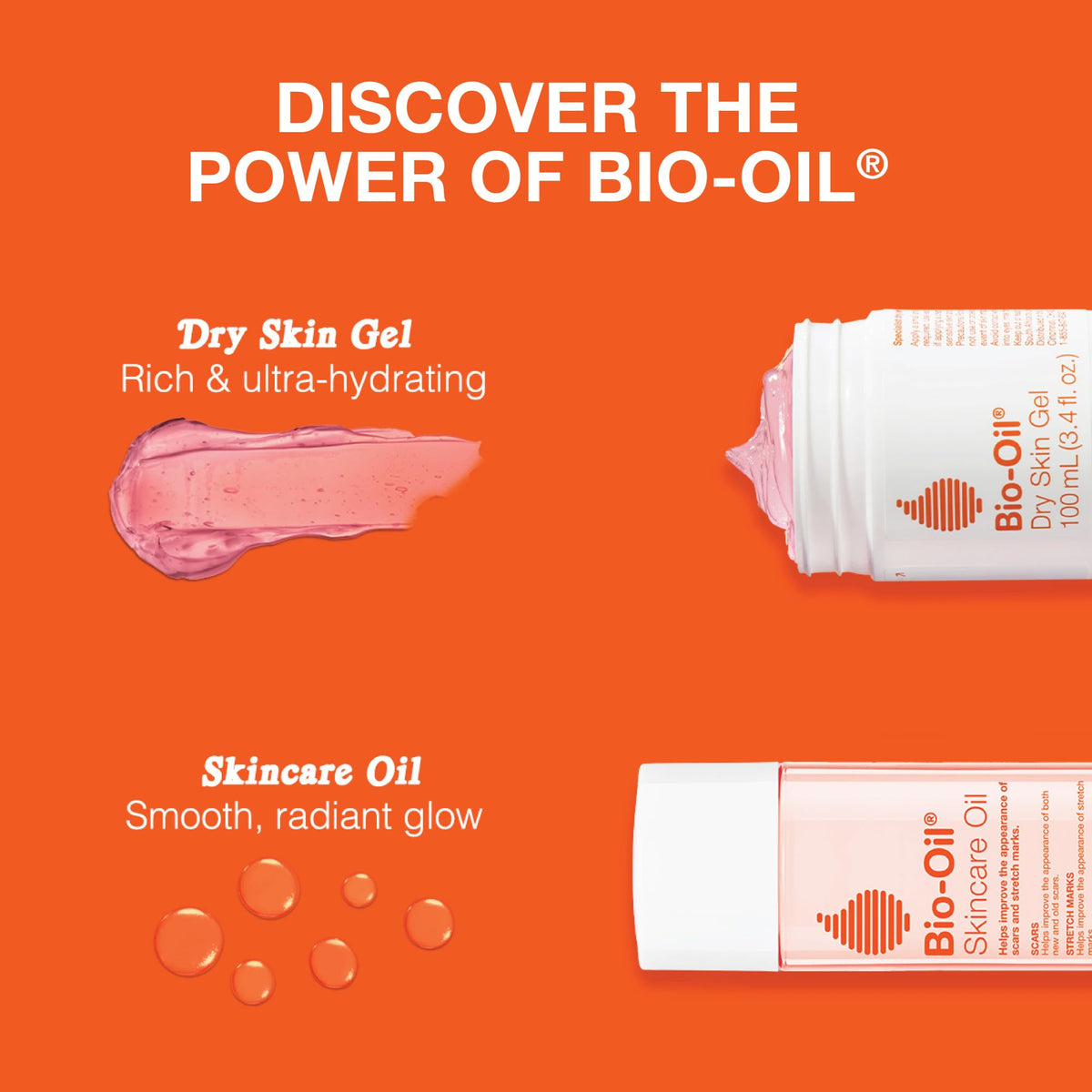 Close-up of Bio-Oil Dry Skin Gel texture