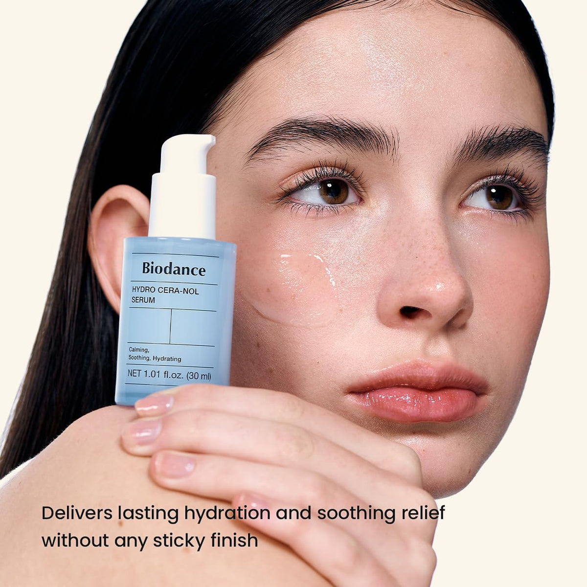 Close-up of BIODANCE Hydro Cera-nol Serum texture