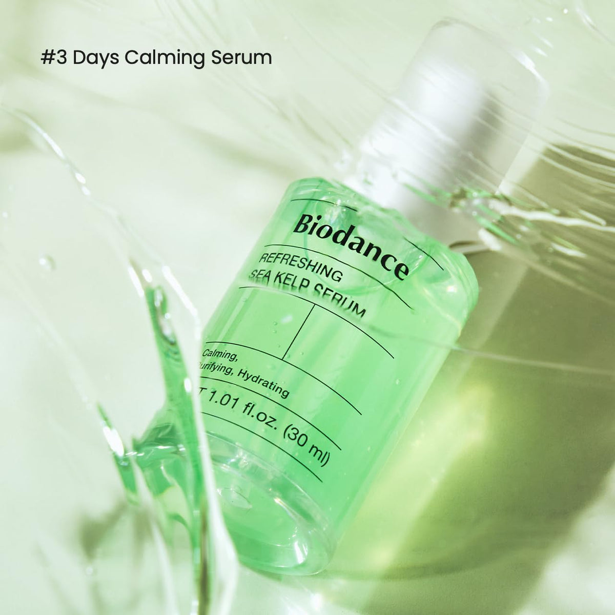 Close-up of BIODANCE Sea Kelp Serum bottle