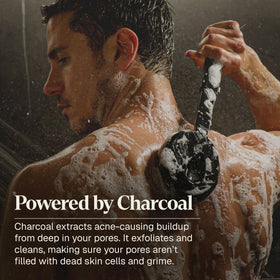 Close-up of Black Wolf Salicylic Acid Body Wash texture