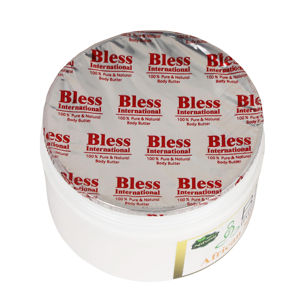 Close-up of Bless International Organic Raw Mango Butter texture