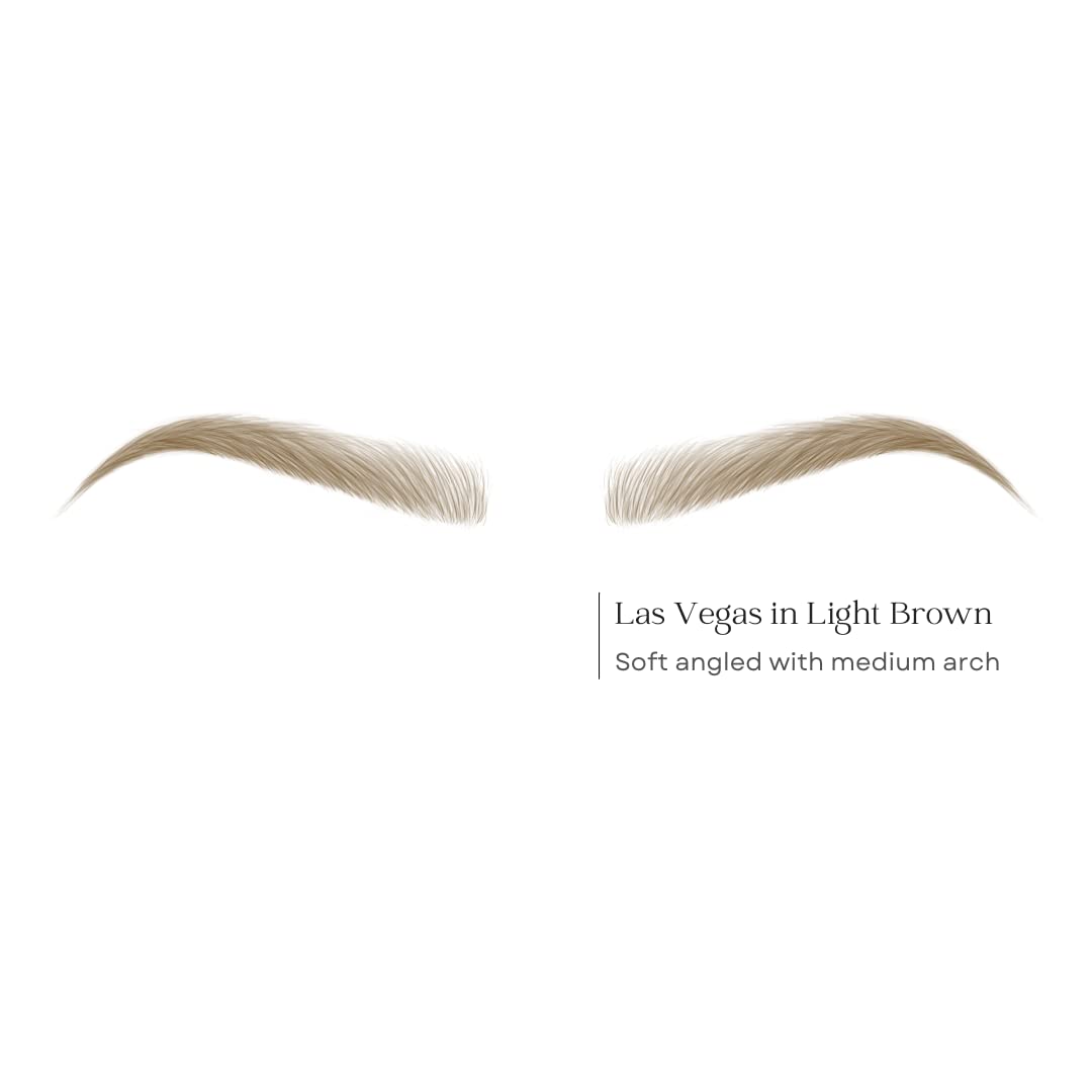 Close-up of Bliss and Beyond USA Eyebrow Tattoo Sticker showing adhesive