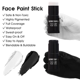 Close-up of BOBISUKA Black White painting stick
