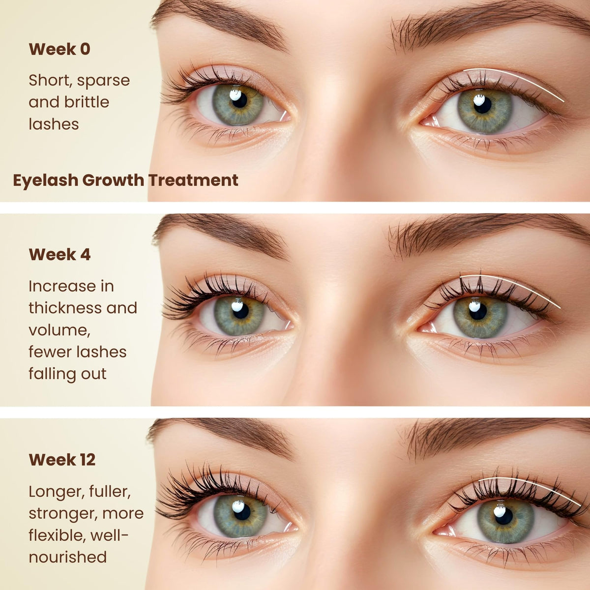 Close-up of BodyJ4You Castor Oil lash brush