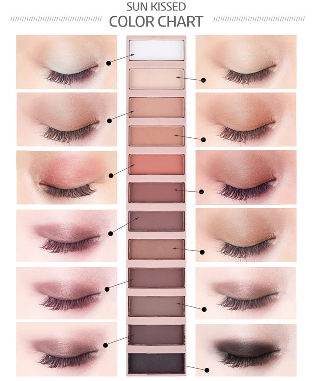 Close-up of BOLOPER eyeshadow palette showing vibrant nude colours