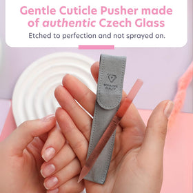 Close-up of BONA FIDE BEAUTY cuticle pusher's pointed end