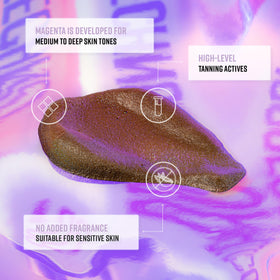 Close-up of Bondi Sands Technocolor 1 Hour Express Tanning Foam texture