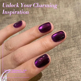 Close-up of Born Pretty Cat Magnetic Eye Gel Nail Polish texture
