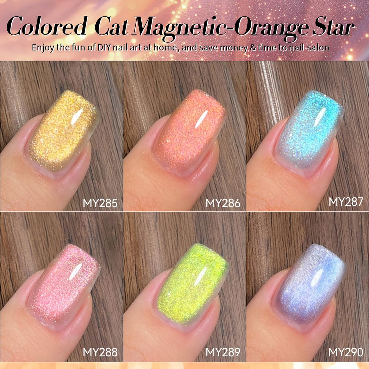 Close-up of Born Pretty glitter magnetic gel polish bottle