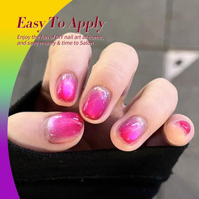 Close-up of Born Pretty Neon Gel Nail Polish in green shade