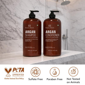 Close-up of Botanic Hearth Argan Oil Shampoo texture