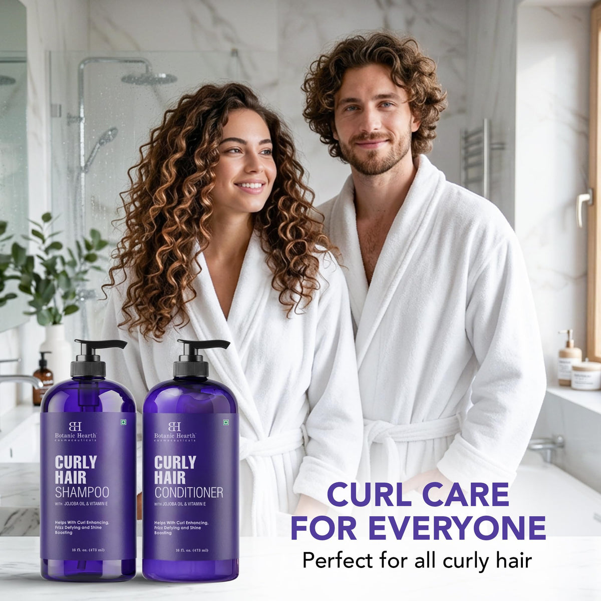 Close-up of Botanic Hearth Curly Hair Conditioner texture