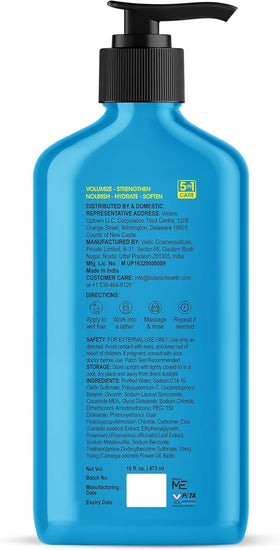 Close-up of Botanic Hearth Rosemary Shampoo bottle