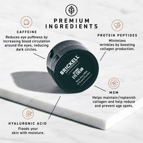 Close-up of Brickell Men's Under Eye Cream texture