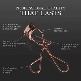 Close-up of Brilliant Beauty Eyelash Curler silicone pad