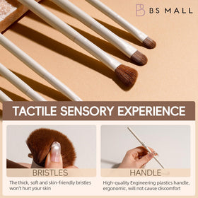 Close-up of BS-MALL foundation brush from the set