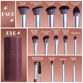 Close-up of BS-MALL foundation brush with soft bristles